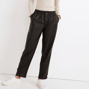 Madewell Vegan Leather Trousers